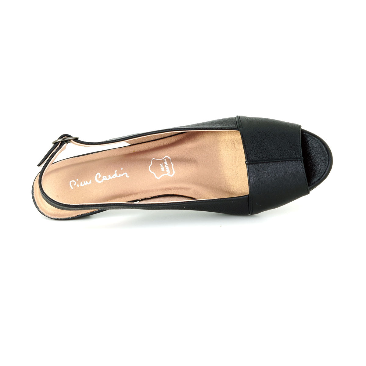 ស្បែកជើងនារី Pierre Cardin កែងជើងខ្ពស់ កែងជើងខ្ពស់ ទន់ស្រួលពាក់ ផលិតពីស្បែកពិតប្រាកដ ទំហំ 20WS236 
