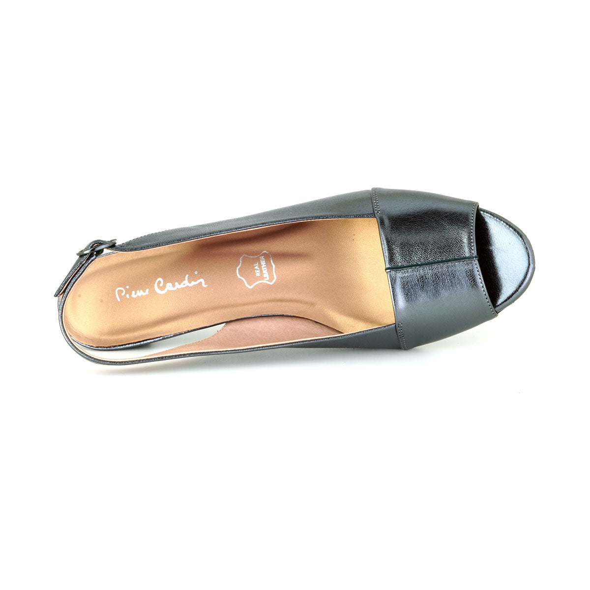 ស្បែកជើងនារី Pierre Cardin កែងជើងខ្ពស់ កែងជើងខ្ពស់ ទន់ស្រួលពាក់ ផលិតពីស្បែកពិតប្រាកដ ទំហំ 20WS236 