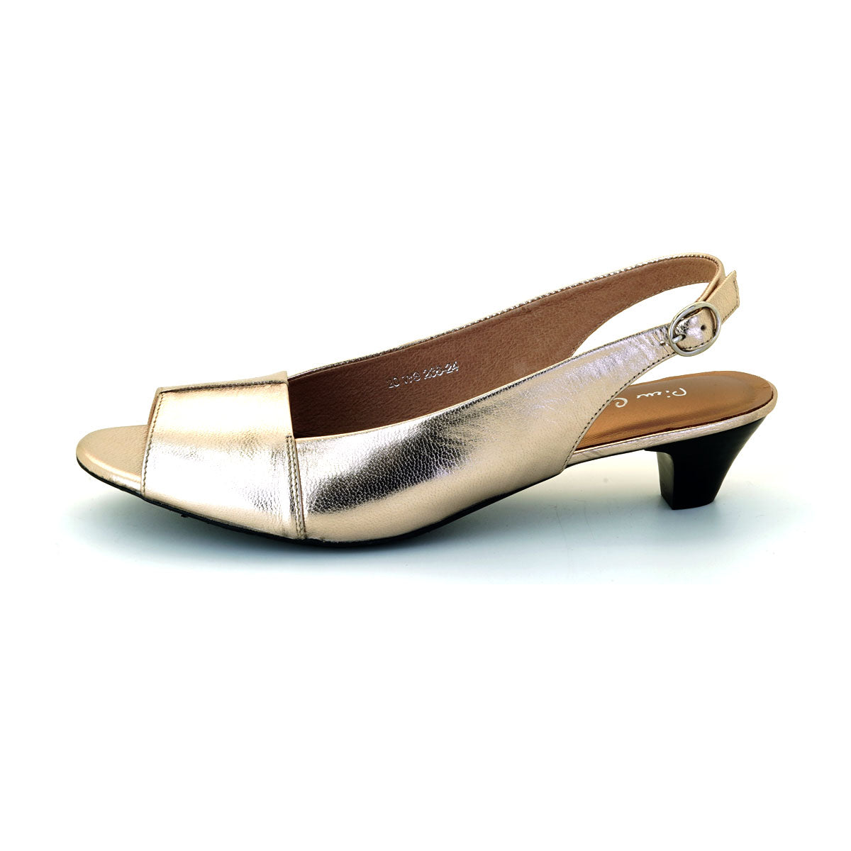 ស្បែកជើងនារី Pierre Cardin កែងជើងខ្ពស់ កែងជើងខ្ពស់ ទន់ស្រួលពាក់ ផលិតពីស្បែកពិតប្រាកដ ទំហំ 20WS236 
