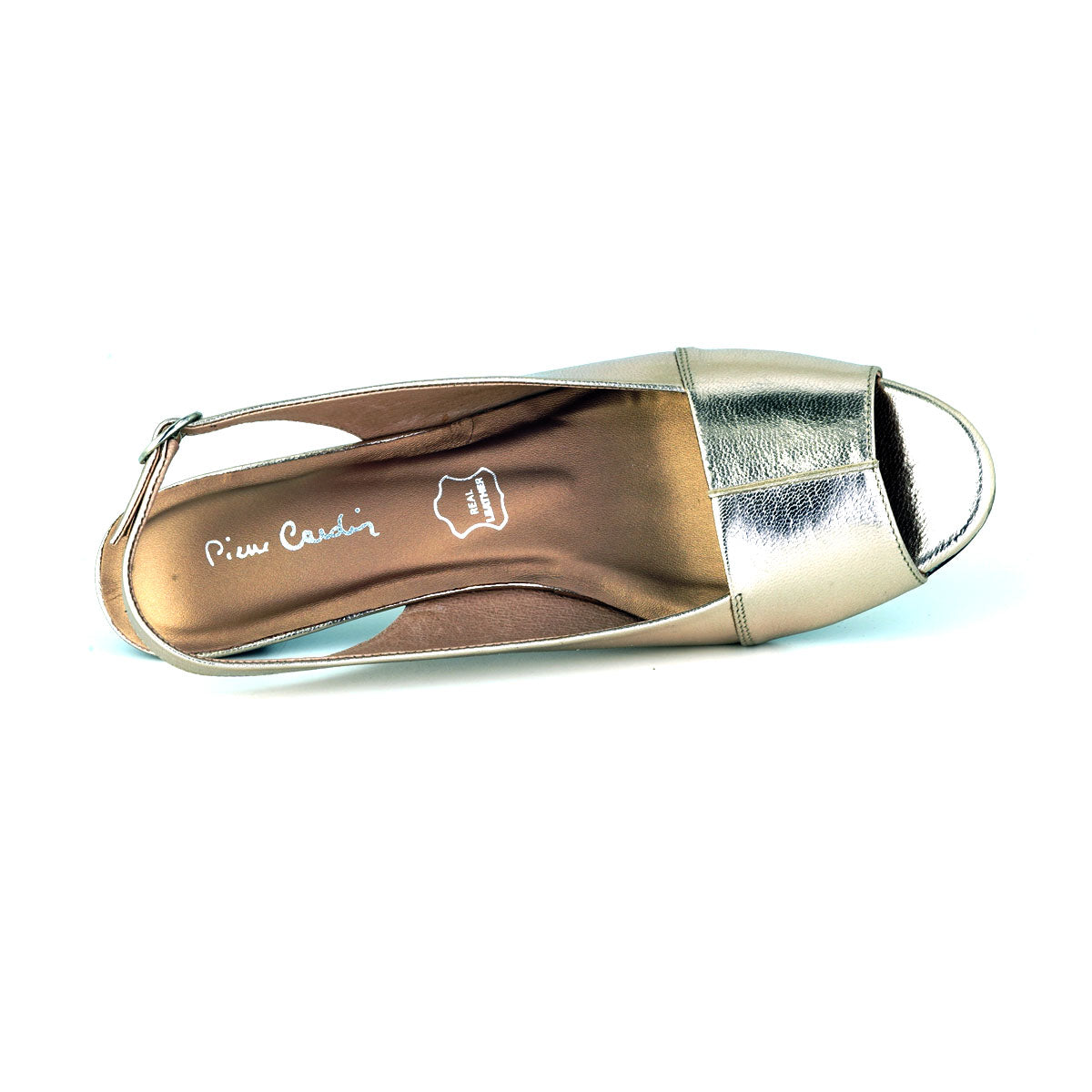 ស្បែកជើងនារី Pierre Cardin កែងជើងខ្ពស់ កែងជើងខ្ពស់ ទន់ស្រួលពាក់ ផលិតពីស្បែកពិតប្រាកដ ទំហំ 20WS236 