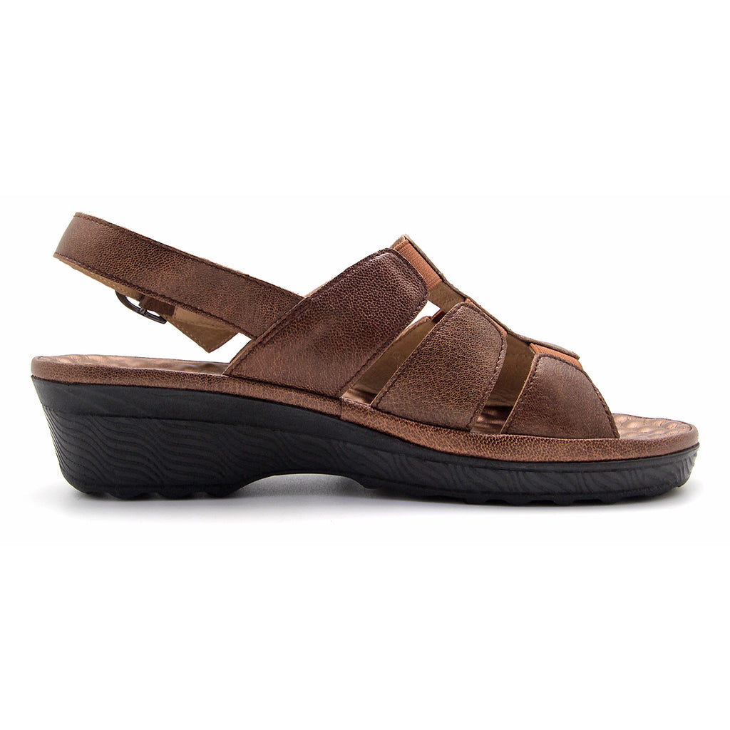 ស្បែកជើងនារី Pierre Cardin ស្បែកជើងកវែងនារី ស្បែកជើងកែងជើងរាបស្មើ ស្រួលពាក់ ផលិតពីស្បែកពិតប្រាកដ ពណ៌ Bronze Gold ទំហំ 21SS242 