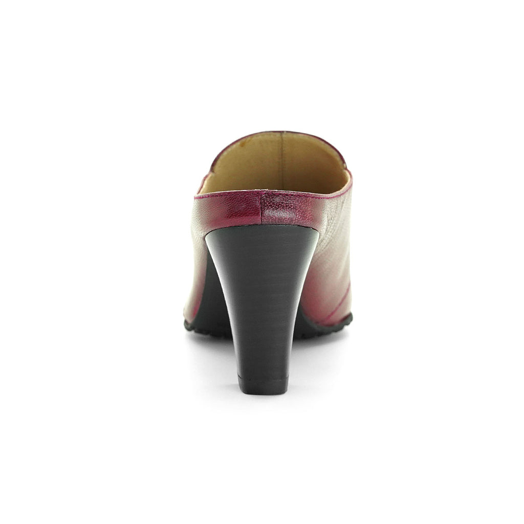 Pierre Cardin Muse ស្បែកជើងកែងខ្ពស់ពណ៌ក្រហម ម៉ូដែល 23SC302