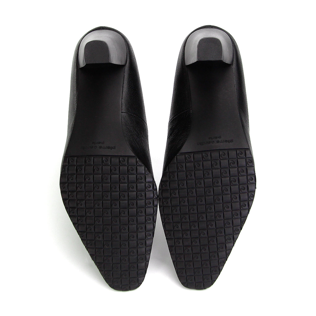 ស្បែកជើងកែងជើងនារី Pierre Cardin ទន់ស្រួលពាក់ ផលិតពីស្បែកសុទ្ធ សំរិទ្ធមាស ទំហំ 23WD314