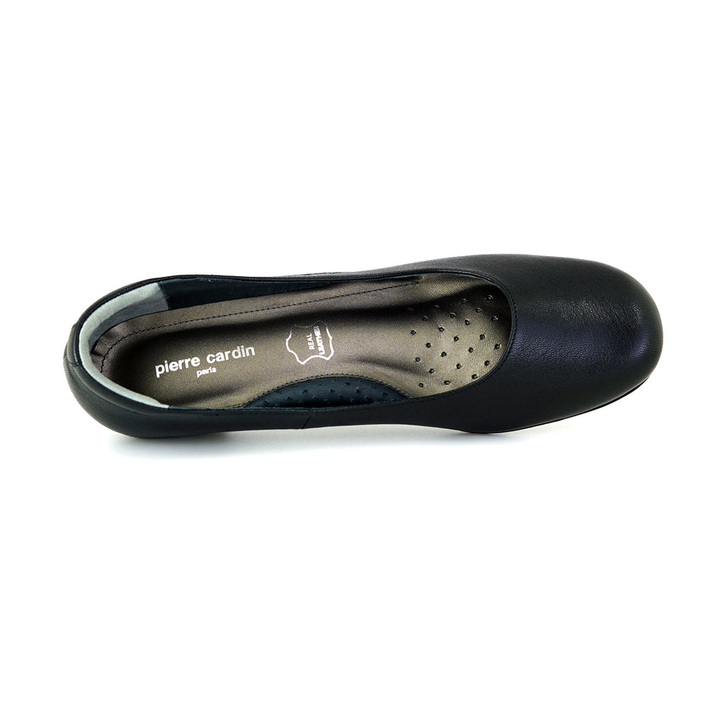 ស្បែកជើងនារី Pierre Cardin ទន់ស្រួលពាក់ ផលិតពីស្បែកសុទ្ធ ម៉ូដែល 25SD381 