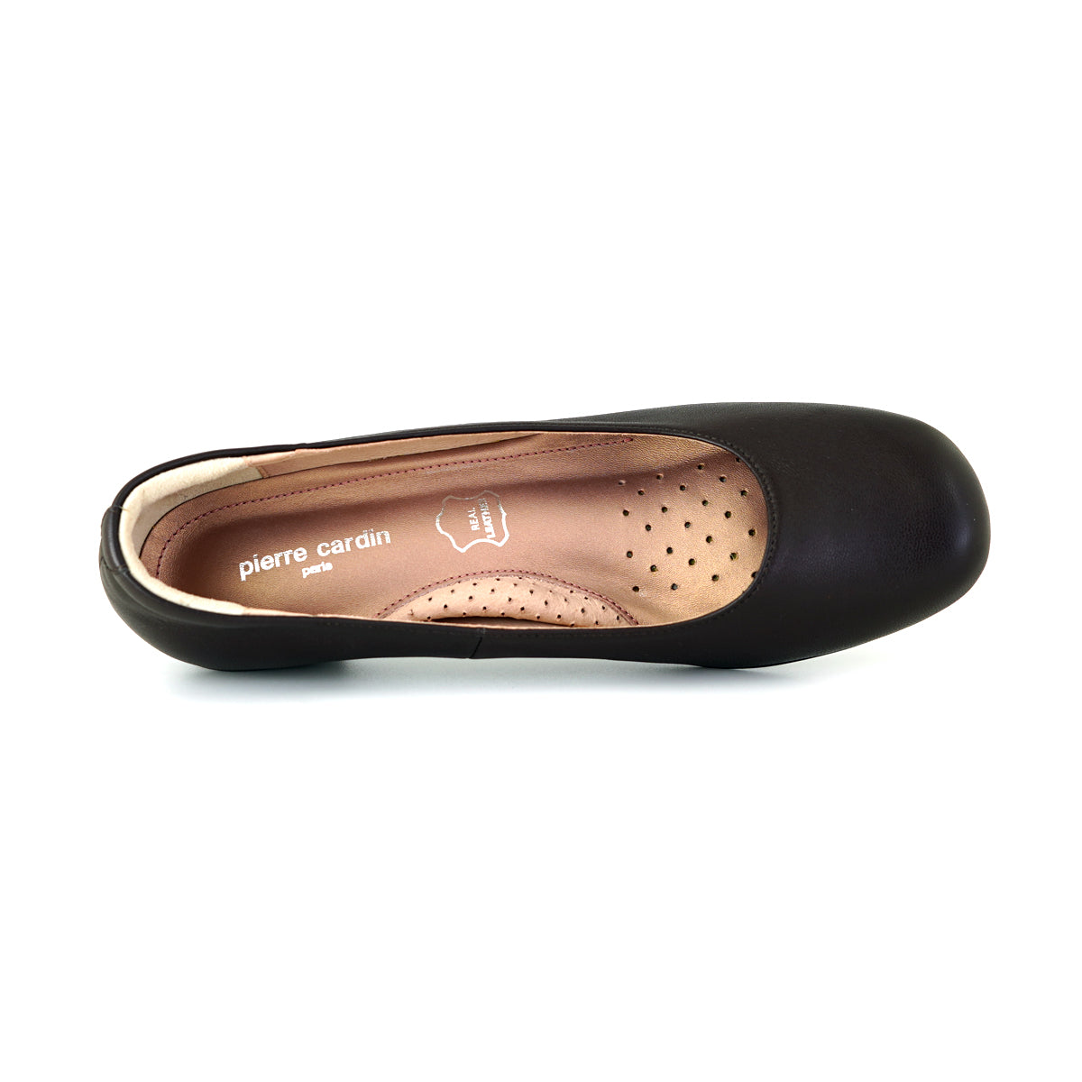ស្បែកជើងនារី Pierre Cardin ទន់ស្រួលពាក់ ផលិតពីស្បែកសុទ្ធ ម៉ូដែល 25SD381 