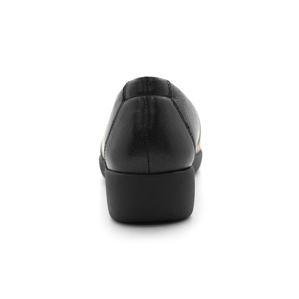 ស្បែកជើងសំប៉ែតនារី Pierre Cardin ទន់ស្រួលពាក់ ផលិតពីស្បែកសុទ្ធ ពណ៌ខ្មៅ ម៉ូដែល 27WC455