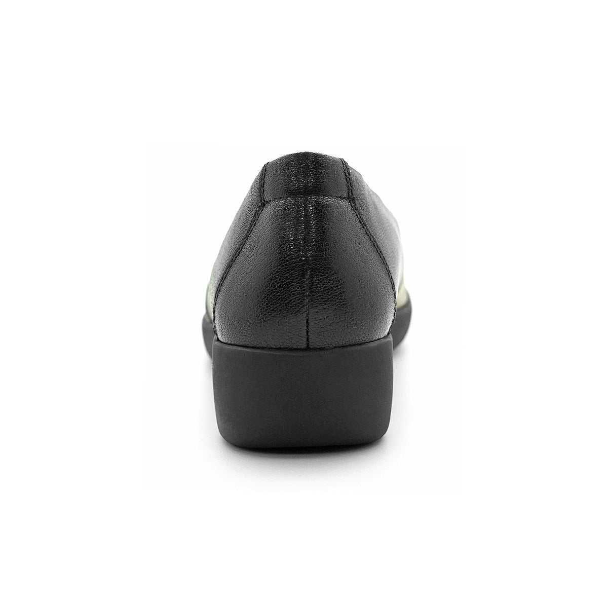 ស្បែកជើងសំប៉ែតនារី Pierre Cardin ទន់ស្រួលពាក់ ផលិតពីស្បែកសុទ្ធ ពណ៌ខ្មៅ ម៉ូដែល 27WC455