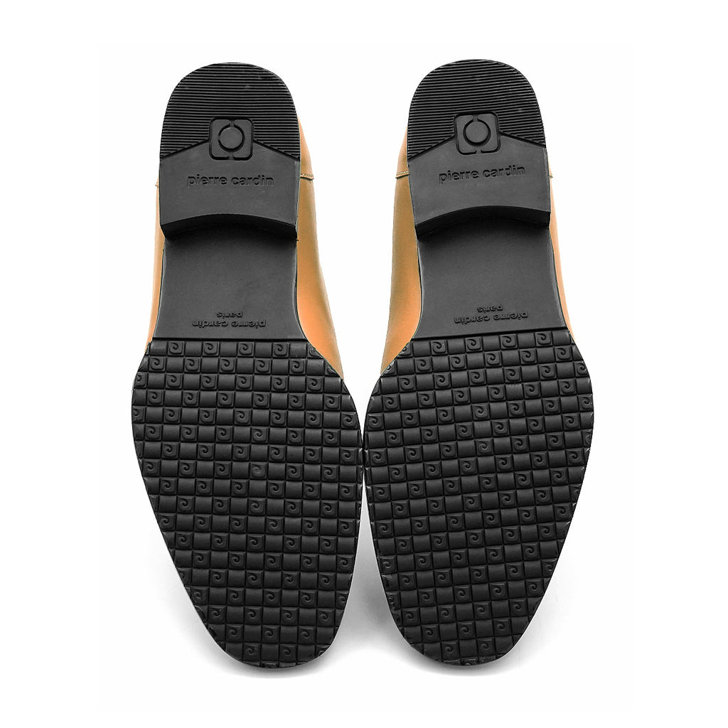 ស្បែកជើងកែងរបស់ស្ត្រី Pierre Cardin ផលិតពីស្បែកសុទ្ធ ពណ៌ខ្មៅ ម៉ូដែល 30TC113