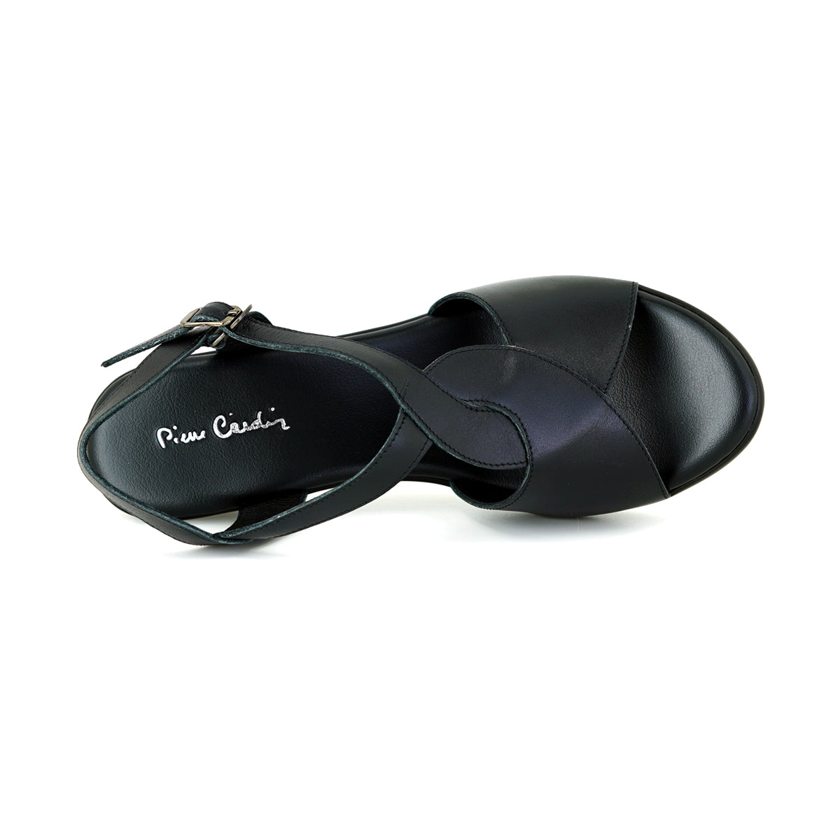 ស្បែកជើងនារី Pierre Cardin ស្បែកជើងកែងខ្ពស់ ទន់ស្រួលពាក់ ផលិតពីស្បែកសុទ្ធ ម៉ូដែល 33PS807 