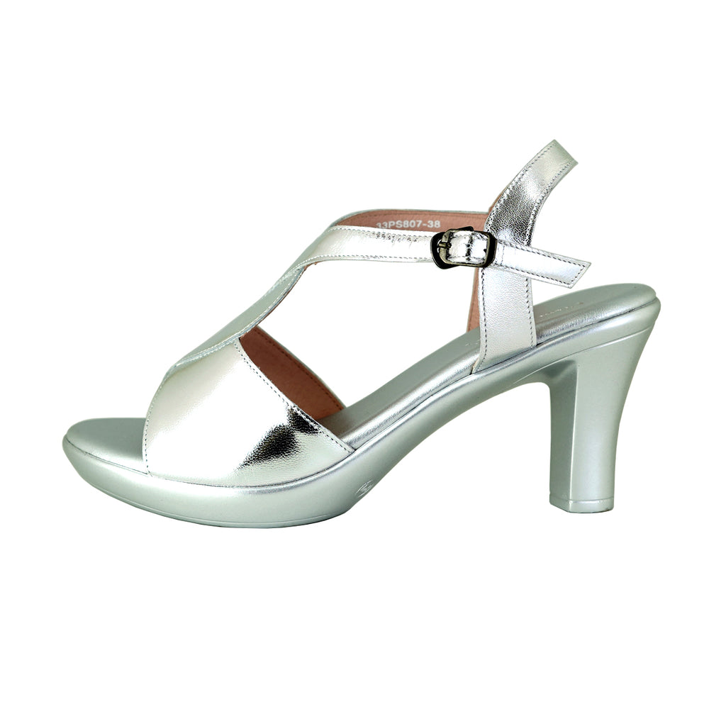 ស្បែកជើងនារី Pierre Cardin ស្បែកជើងកែងខ្ពស់ ទន់ស្រួលពាក់ ផលិតពីស្បែកសុទ្ធ ម៉ូដែល 33PS807 