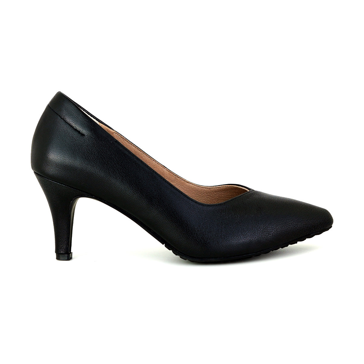 ស្បែកជើងនារី Pierre Cardin កែងជើងខ្ពស់បូមទឹក ទន់ស្រួលពាក់ ផលិតពីស្បែកសុទ្ធ ម៉ូដែល 34KD174 