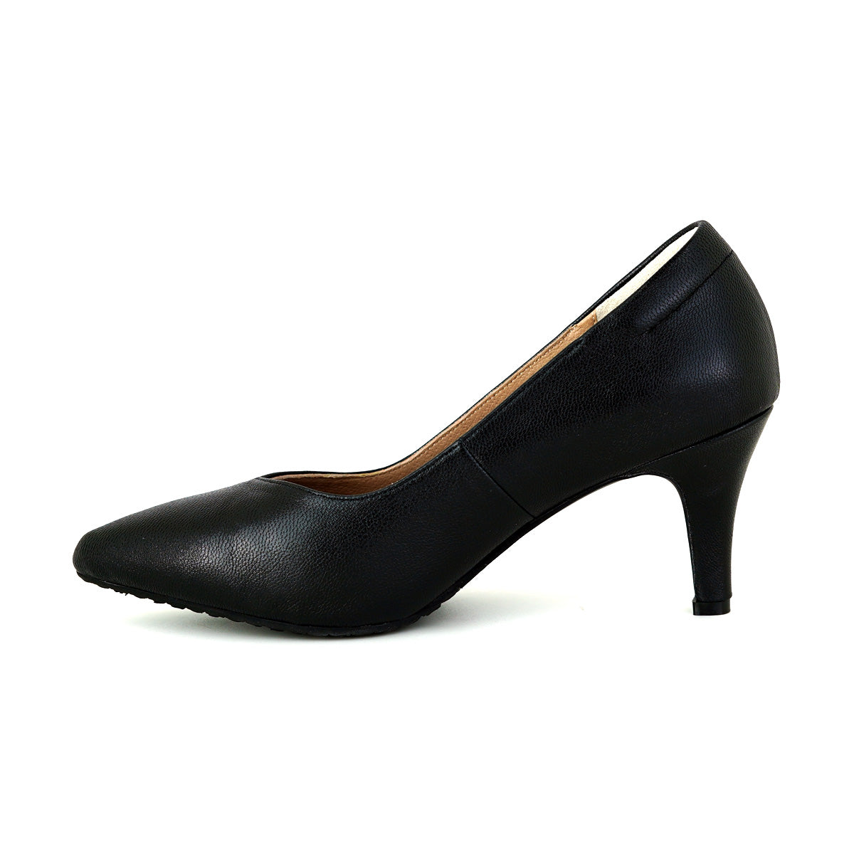 ស្បែកជើងនារី Pierre Cardin កែងជើងខ្ពស់បូមទឹក ទន់ស្រួលពាក់ ផលិតពីស្បែកសុទ្ធ ម៉ូដែល 34KD174 