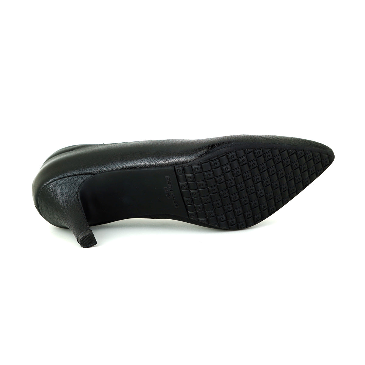 ស្បែកជើងនារី Pierre Cardin កែងជើងខ្ពស់បូមទឹក ទន់ស្រួលពាក់ ផលិតពីស្បែកសុទ្ធ ម៉ូដែល 34KD174 