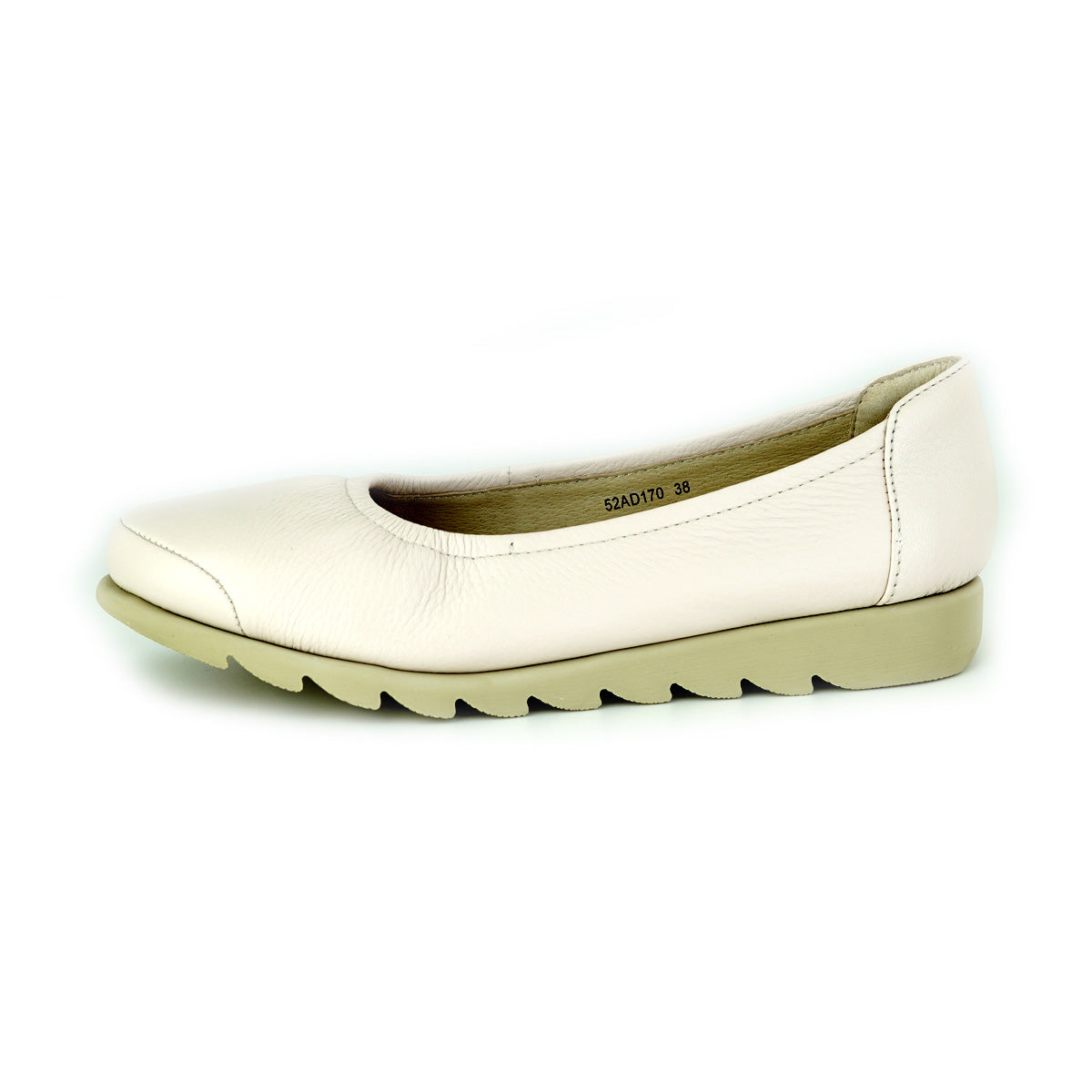 ស្បែកជើងនារី Pierre Cardin ទន់ស្រួលពាក់ ផលិតពីស្បែកសុទ្ធ បន៍ត្នោតខ្ចី ម៉ូដែល 52AD170 