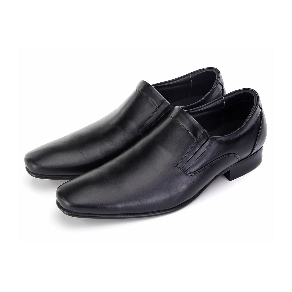 ស្បែកជើងបុរស Pierre Cardin ស្បែកជើងផ្លូវការ ស្បែកជើងផ្លូវការ ទន់ស្រួលពាក់ ផលិតពីស្បែកសុទ្ធ ពណ៌ខ្មៅ ទំហំ 40, 41, 42, 43, 44, ម៉ូដែល 80TD118