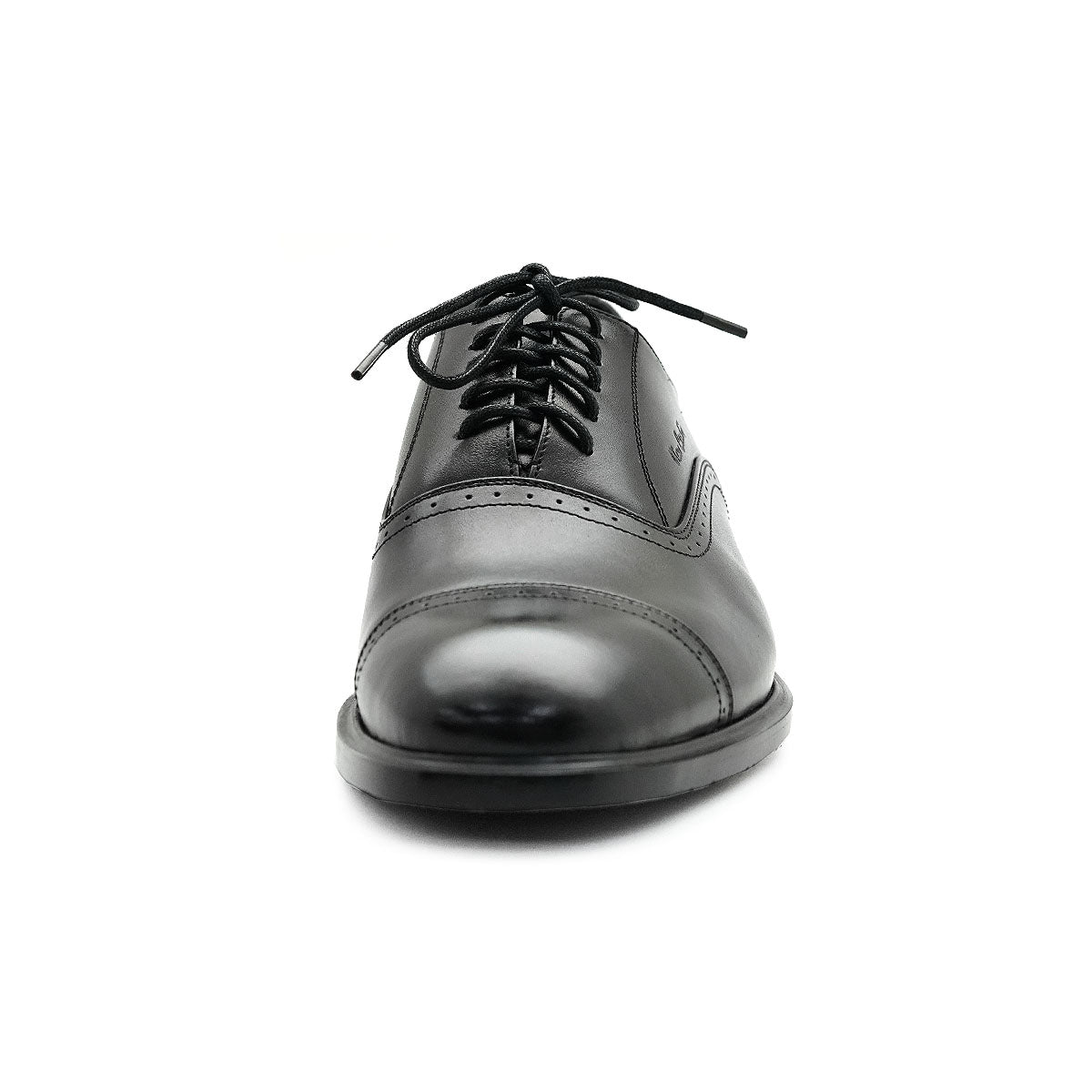 ស្បែកជើងបុរស Pierre Cardin ស្បែកជើងស្បែកក្រណាត់ ទន់ស្រួលពាក់ ផលិតពីស្បែកខ្មៅពិត ម៉ូដែល 80TD122 