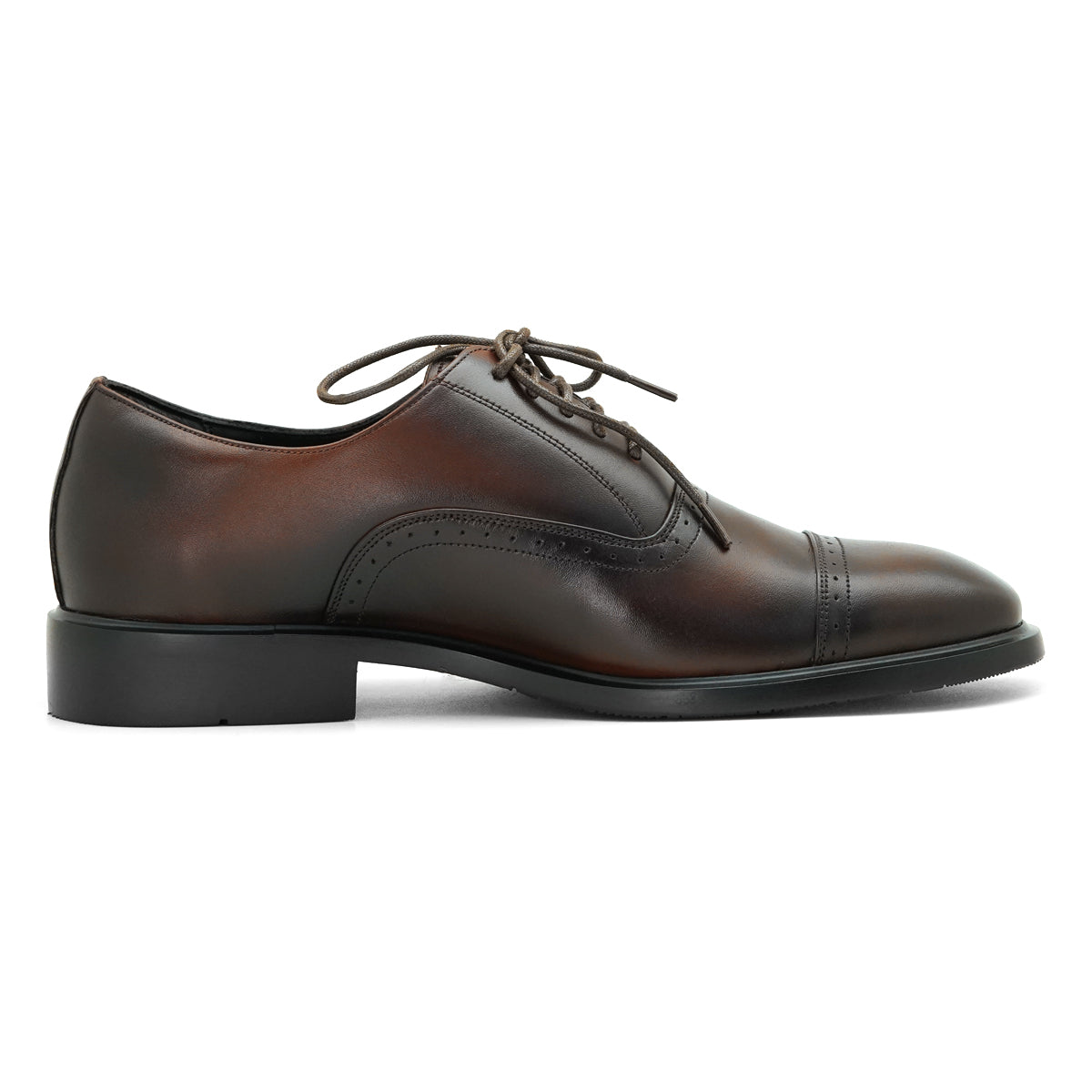 ស្បែកជើងបុរស Pierre Cardin ស្បែកជើងស្បែកក្រណាត់ ទន់ស្រួលពាក់ ផលិតពីស្បែកខ្មៅពិត ម៉ូដែល 80TD122 