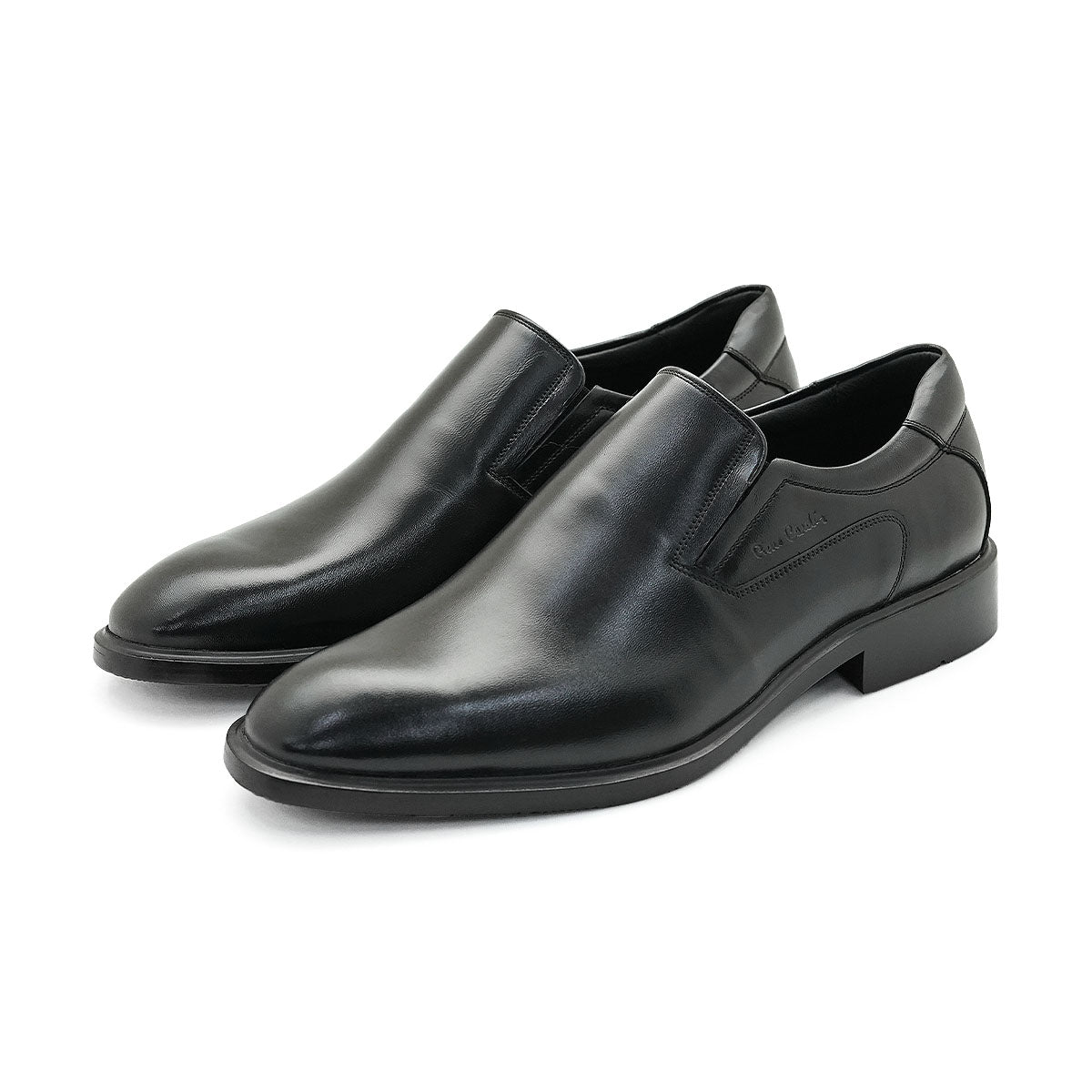 ស្បែកជើងបុរស Pierre Cardin ស្បែកជើងផ្លូវការ ទន់ស្រួលពាក់ ផលិតពីស្បែកសុទ្ធ ពណ៌ត្នោត ទំហំ 80TD127