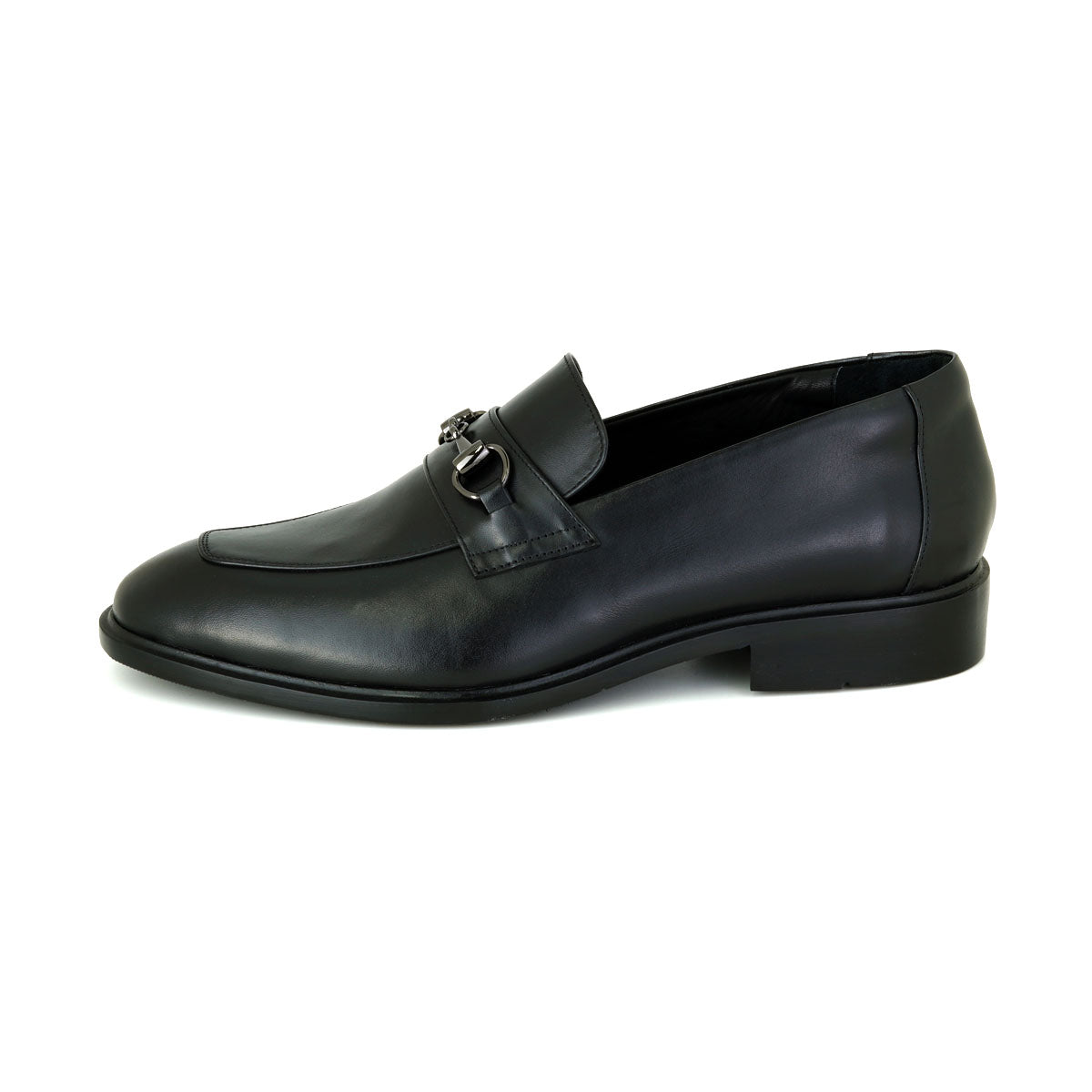 ស្បែកជើងបុរស Pierre Cardin ស្បែកជើងកវែង និងរអិល ទន់ស្រួលពាក់ ផលិតពីស្បែកសុទ្ធ ពណ៌ខ្មៅ ម៉ូដែល 83TD161 