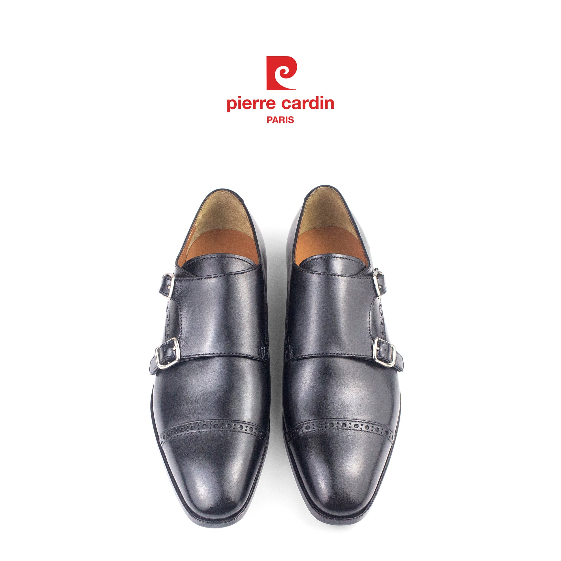 ស្បែកជើងស្បែកបុរស Pierre Cardin Premium Double Monkstrap - PCMFWLH 363